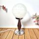 Lampe vintage Art Déco globe Clichy