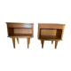 Pair of vintage bedside tables 60s