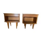 Pair of vintage bedside tables 60s