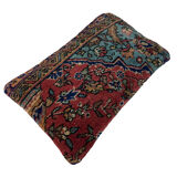 Vintage turkish rug cushion cover, 30 x 50 cm