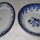 Lot of 2 serving dishes porcelain alba julia romania