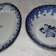 Lot of 2 serving dishes porcelain alba julia romania