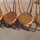 Set de 4 chaises luterma bois courbé