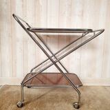 Folding service on formica wheels