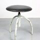 Vintage Industrial Adjustable Swivel Stools, Set of 3