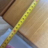 Elm bedside table in the Maison Regain style.