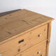 Central European high chest of drawers with four washed pine drawers – Central Europe, around 1900