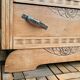 Commode art déco 1930 en bois brut