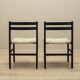 Ensemble de deux chaises en palissandre, design danois, années 1970, fabrication : Danemark