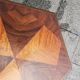 Gueridon old marquetry table old art deco vintage