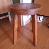 French work stool, pencil legs