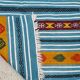 Traditional blue carpet with Berber motifs 200x115cm