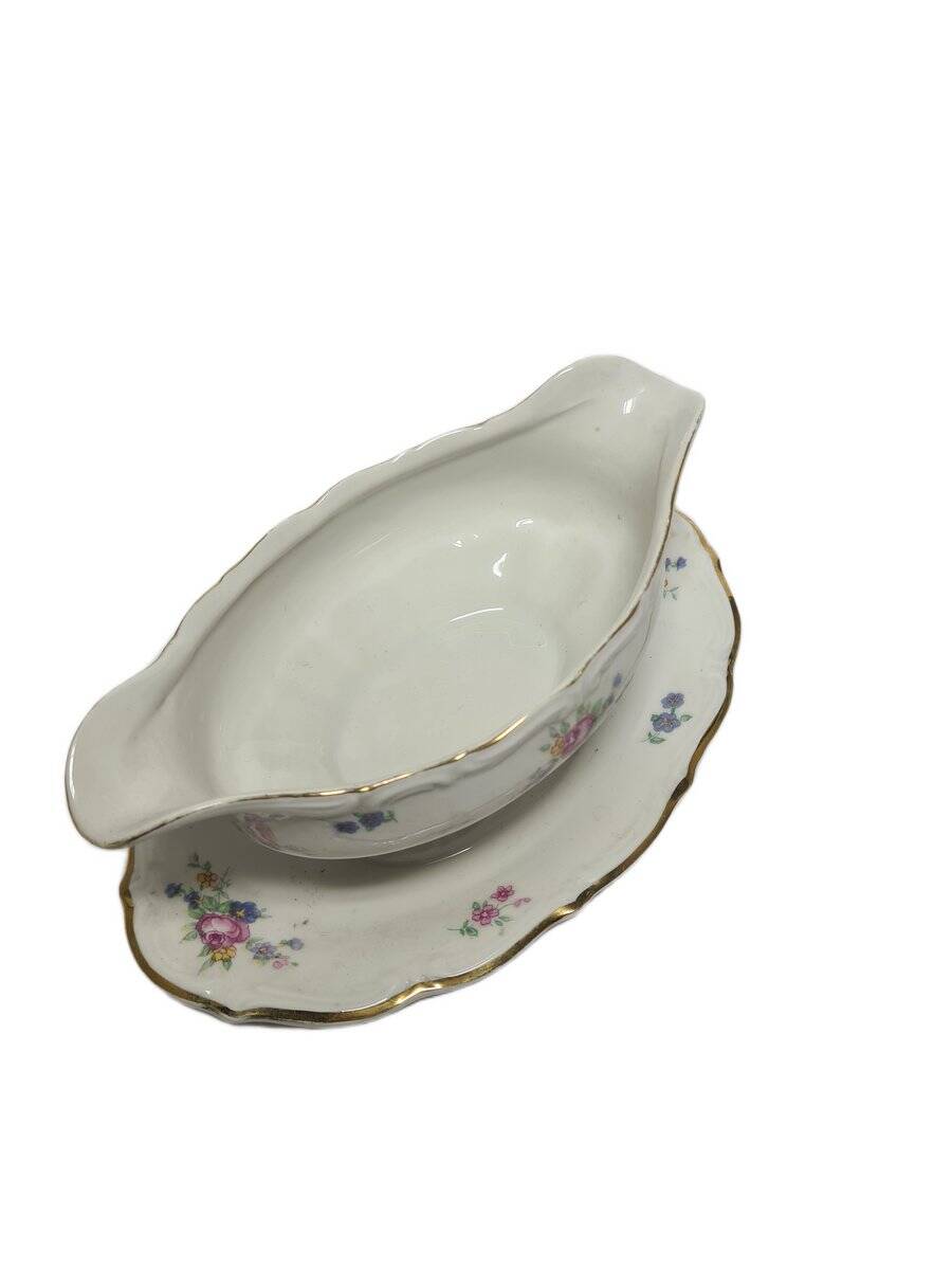Art Deco gravy boat from Tielsch / Walbrzych, Poland, 1950s