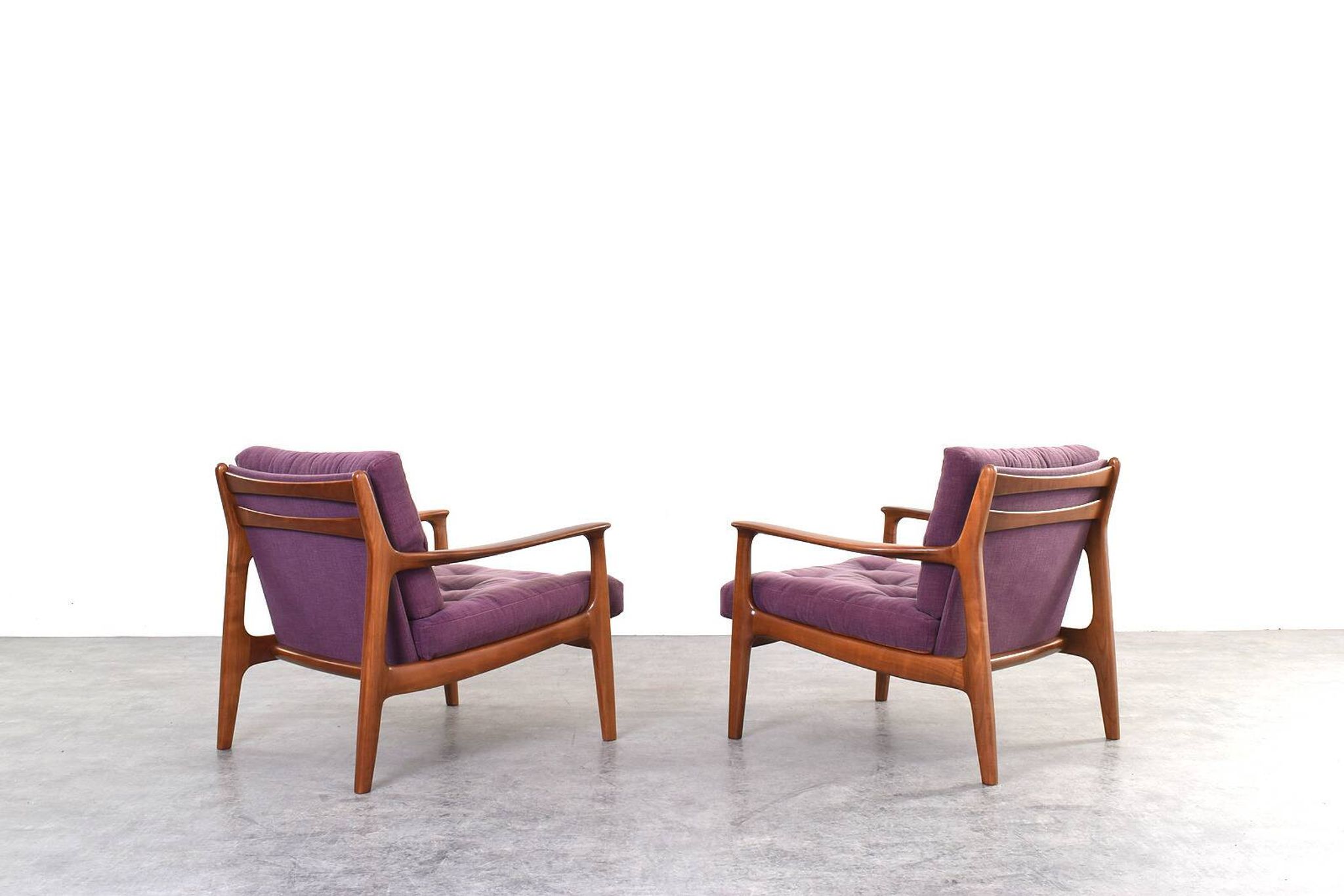 Mid-Century Lounge Chairs by Eugen Schmidt for Soloform, 1960s, Set of 2