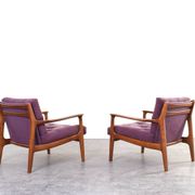 Mid-Century Lounge Chairs by Eugen Schmidt for Soloform, 1960s, Set of 2