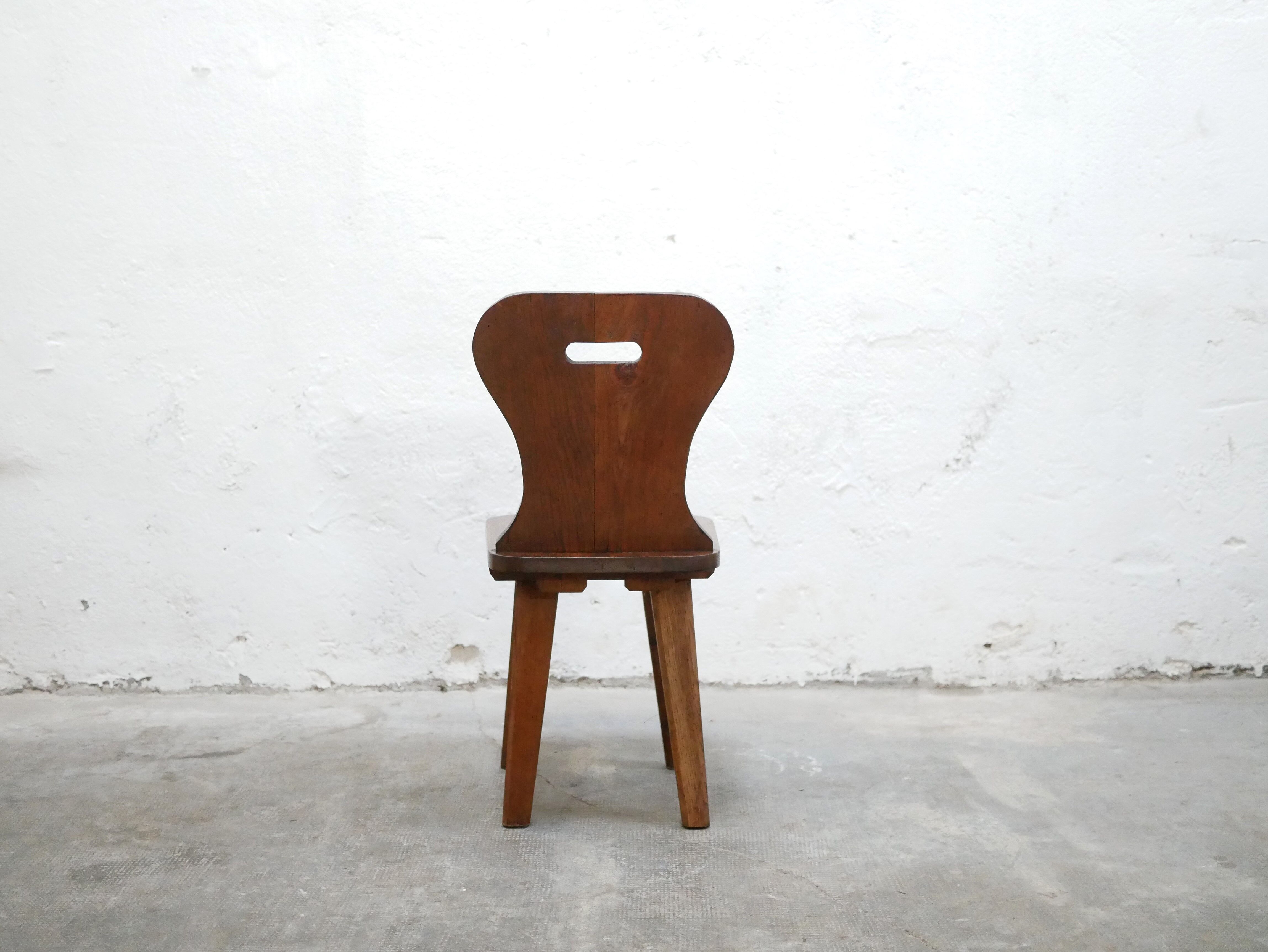 Chaise vintage en bois