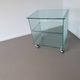 Onda Series Glass Media Cabinet by Ron Arad for Fiam, Italy, 1980