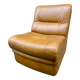 Vintage 1970s beka club leather lounge chair