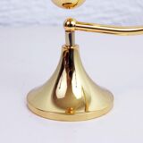 Brass pendulum candle holder