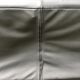 Blue-Grey Leather Sofa by Saporiti, 1980s