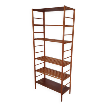 Vintage stick cabinet from the 50s/60s, 180 x 80 x 37 cm