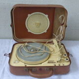 Portable record player Teppaz Presence vintage 1955