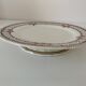 Dish on pedestal Creil & Montereau Mauresque blue brown