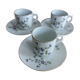 Trio cups and saucers