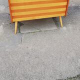 Vintage shoe cabinet compass feet