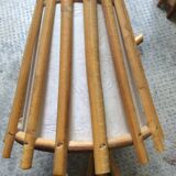 Pair of wall light rattan vintage 1960