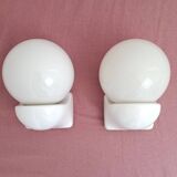 Pair of Syla night light or bathroom design space age