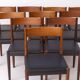 Set of 10 Poul M. Volther Teak Dining Chairs for Frem Røjle, Denmark, 1960s