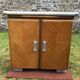 Buffet Mado vintage à 2 portes et 1 tirette en cp chêne.