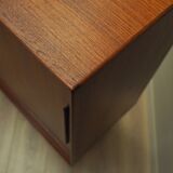 Buffet haut en teck, design danois, années 1960, production : Danemark