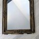 Antique Louis-Philippe style mirror with a marble frame 60 x 48 cm