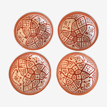 Moroccan ceramic bowls terracota Diameter 15 cm