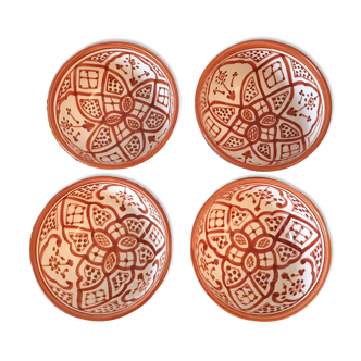 Moroccan ceramic bowls terracota Diameter 15 cm