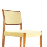Set of 4 Niels O Möller model 80 chairs vintage danish design