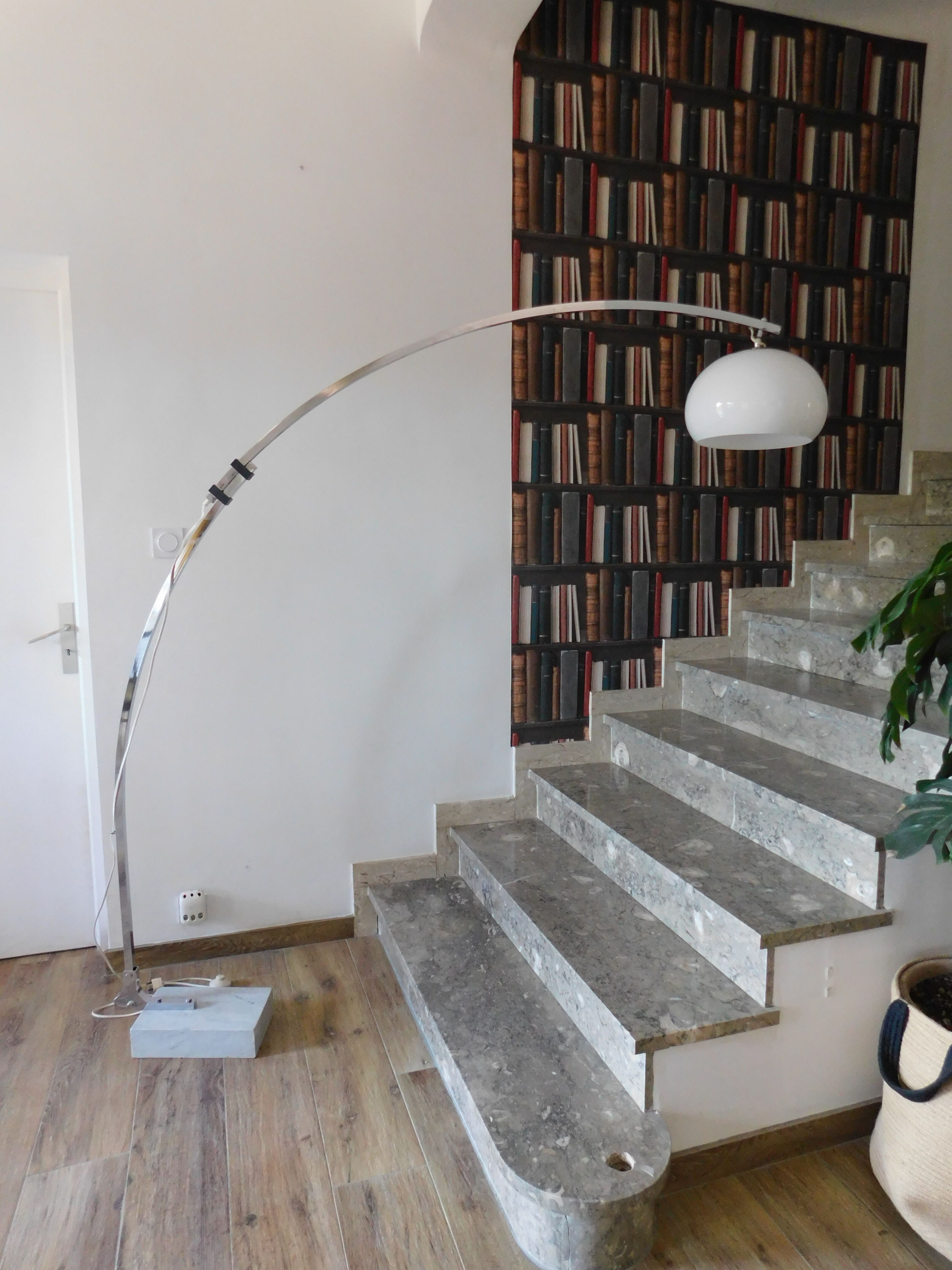 Arc floor lamp by Goffredo Reggiani