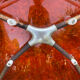 Translucent orange chairs