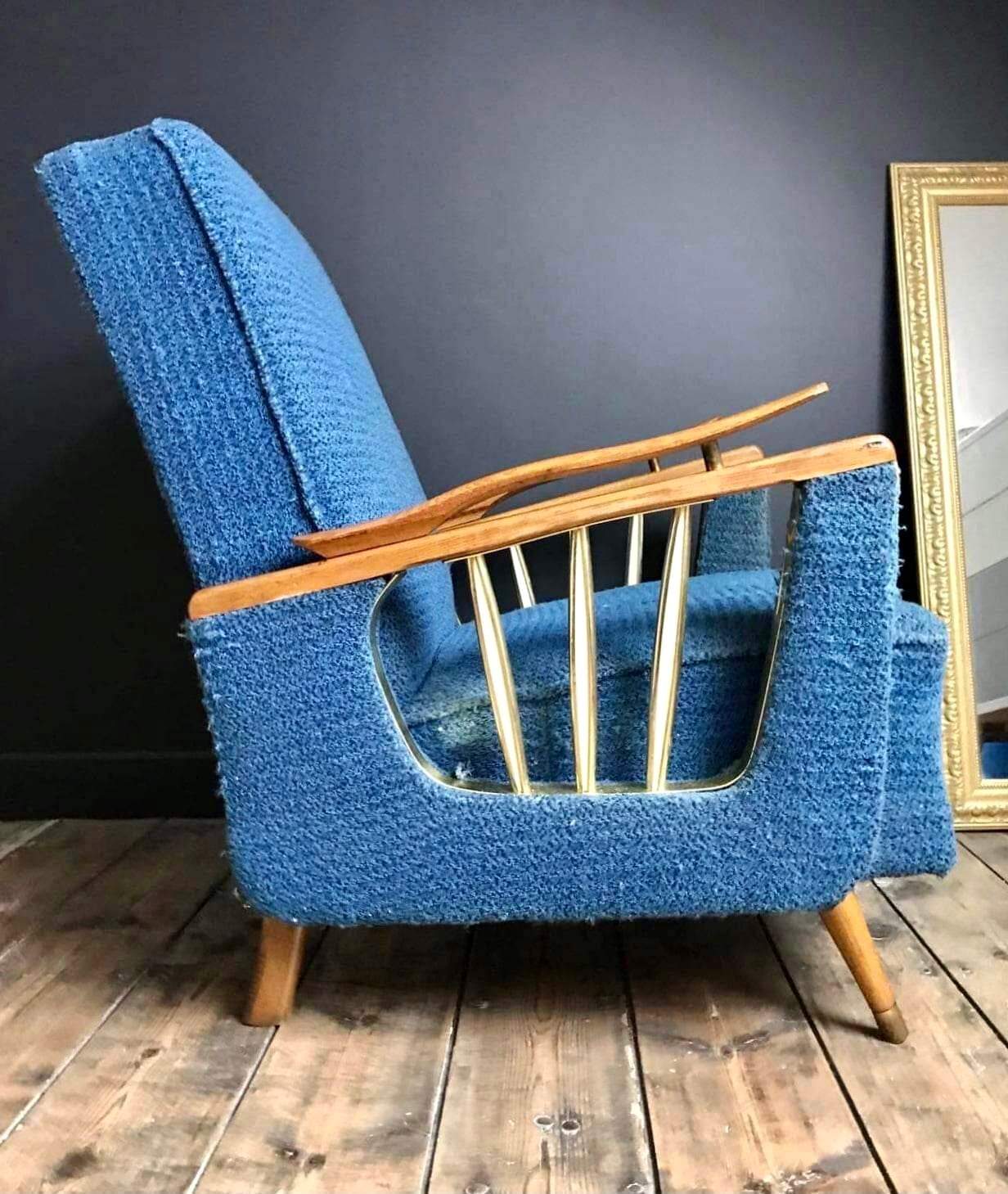 Fauteuil vintage, meuble siège ancien