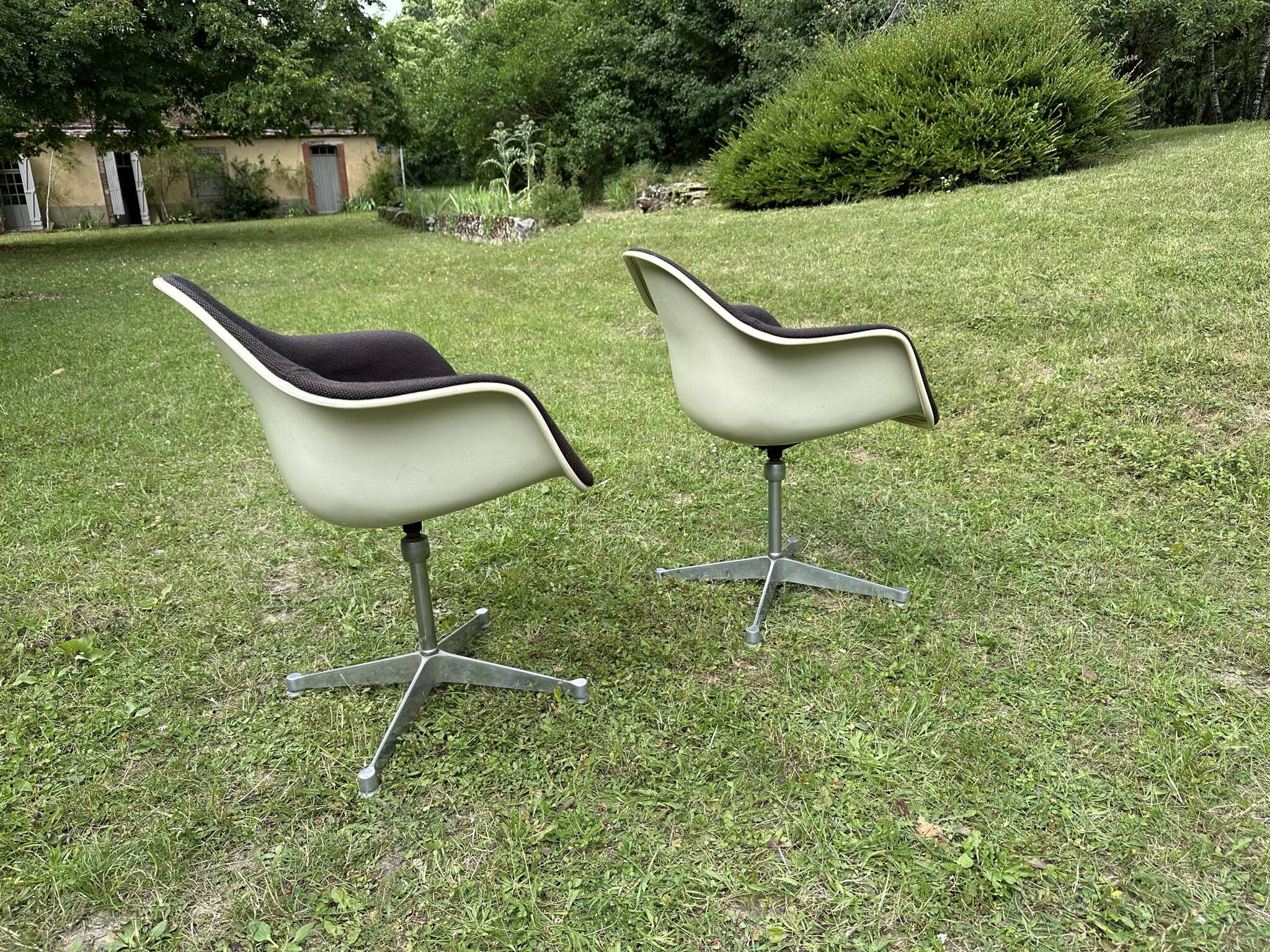 Eames armchair pair, Herman Miller edition