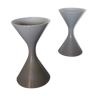 Pair of planters Diabolo of Willy Guhl & Anton Bee for Eternit