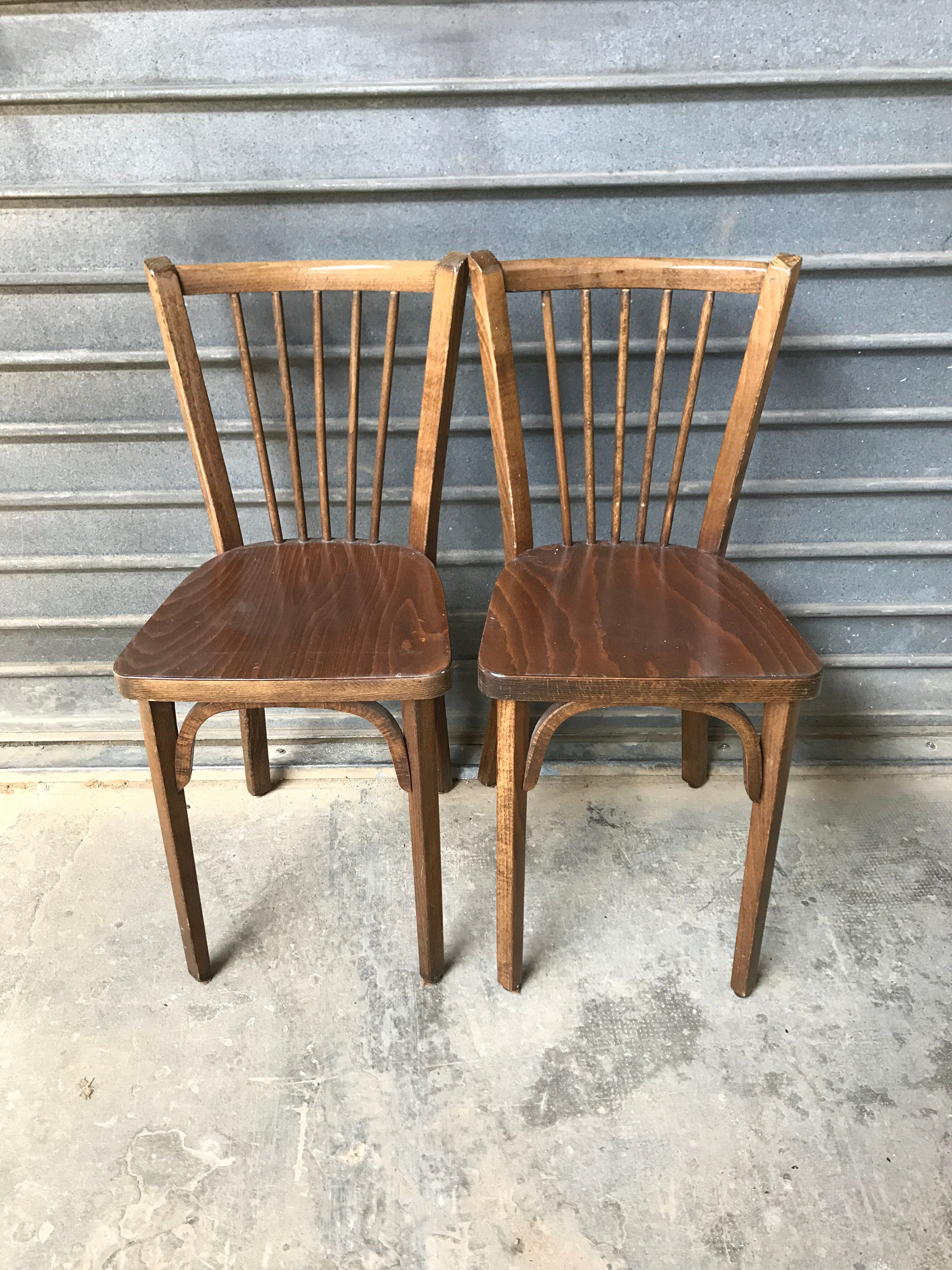 2 chairs baumann