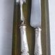 Meat cutting service in silver plate art nouveau