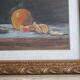 Old still life painting orange