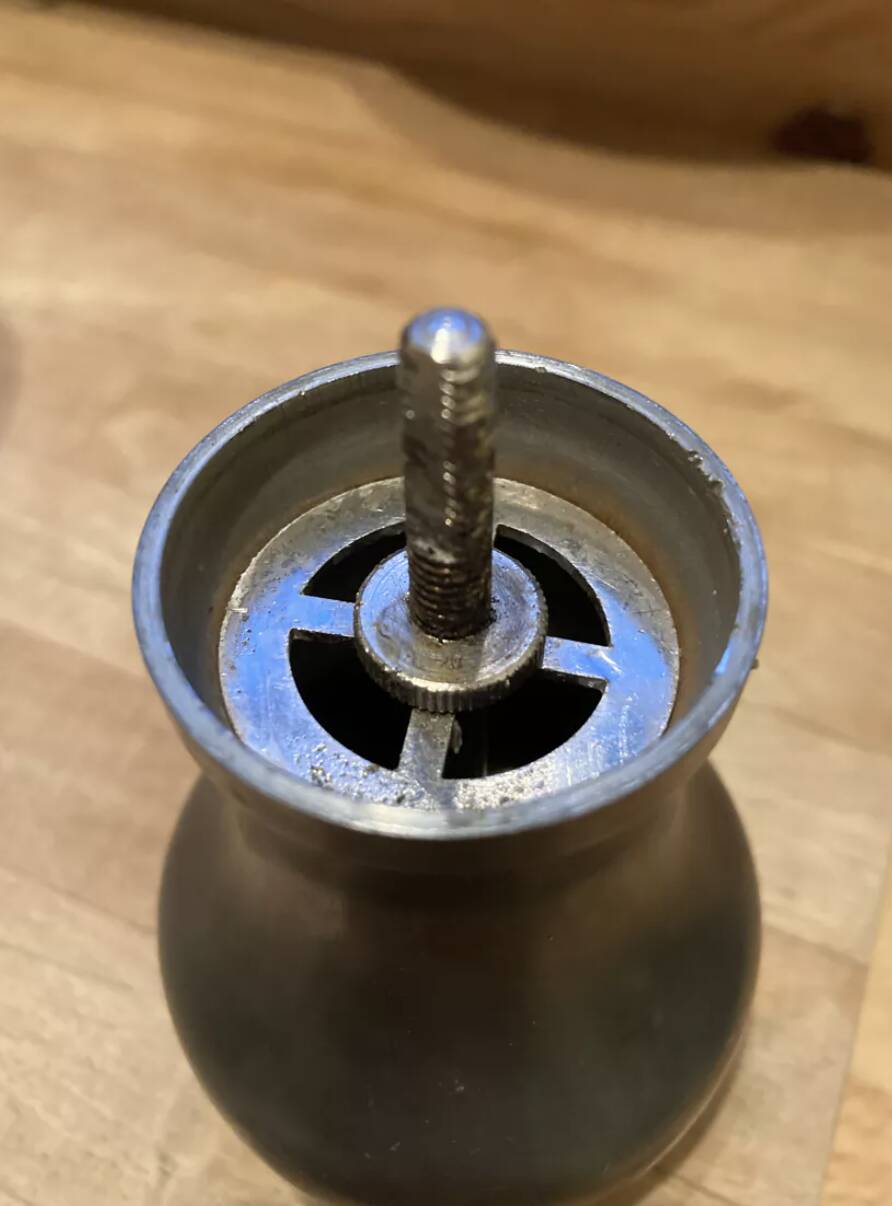 Peugeot pewter pepper pot