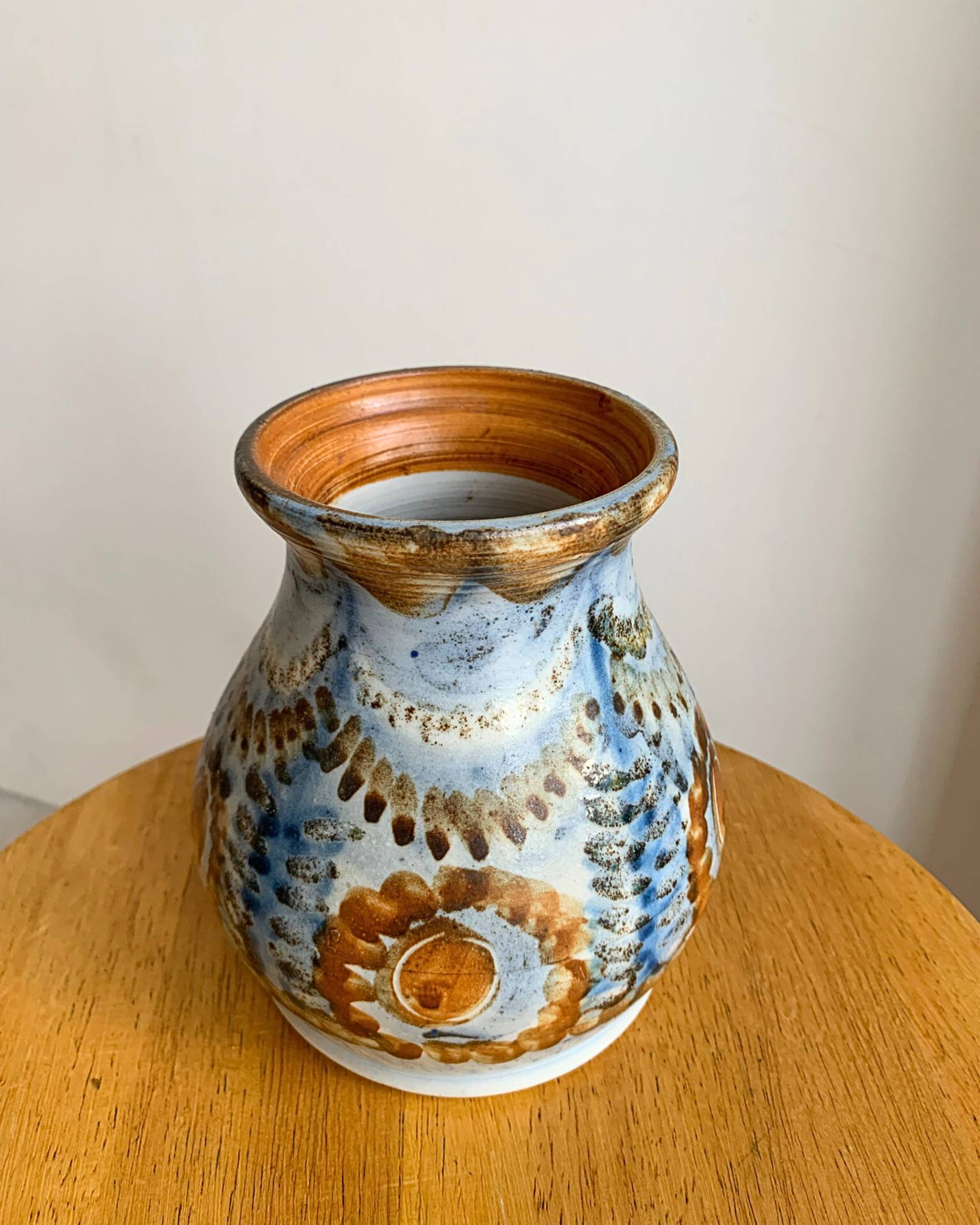 Vase en grès émaillé – Jean-Claude Courjault – France, 1980s
