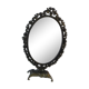 Brass table mirror