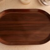 Wood imitation serving tray